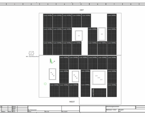 Grafischer Plan PV Module